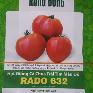 Hạt Giống Cà Chua Trái Tim Đỏ 0.1gr