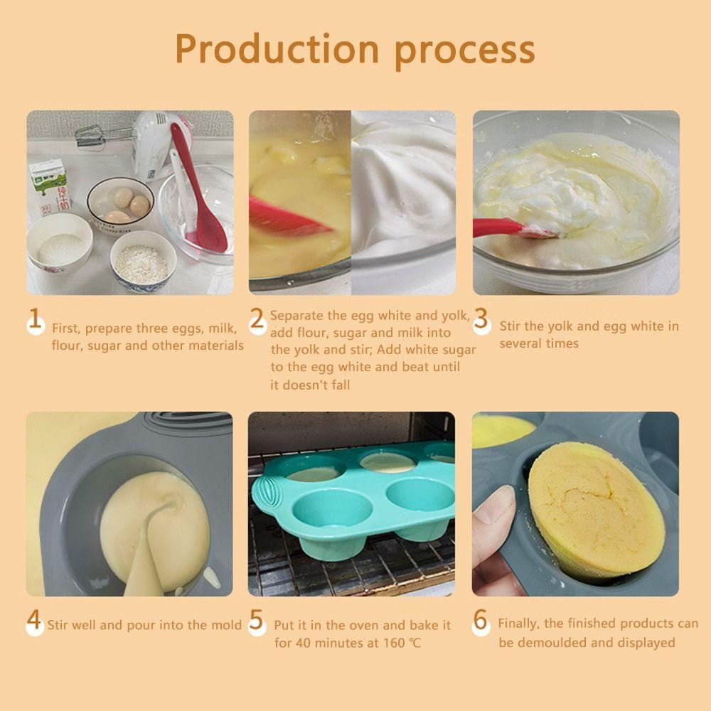 Khuôn Silicone Làm Đá Viên / Bánh Muffin Thủ Công Tiện Dụng