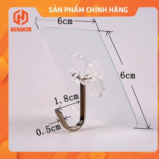 Combo 10 móc dính tường trong suốt siêu dính siêu chắc siêu bền