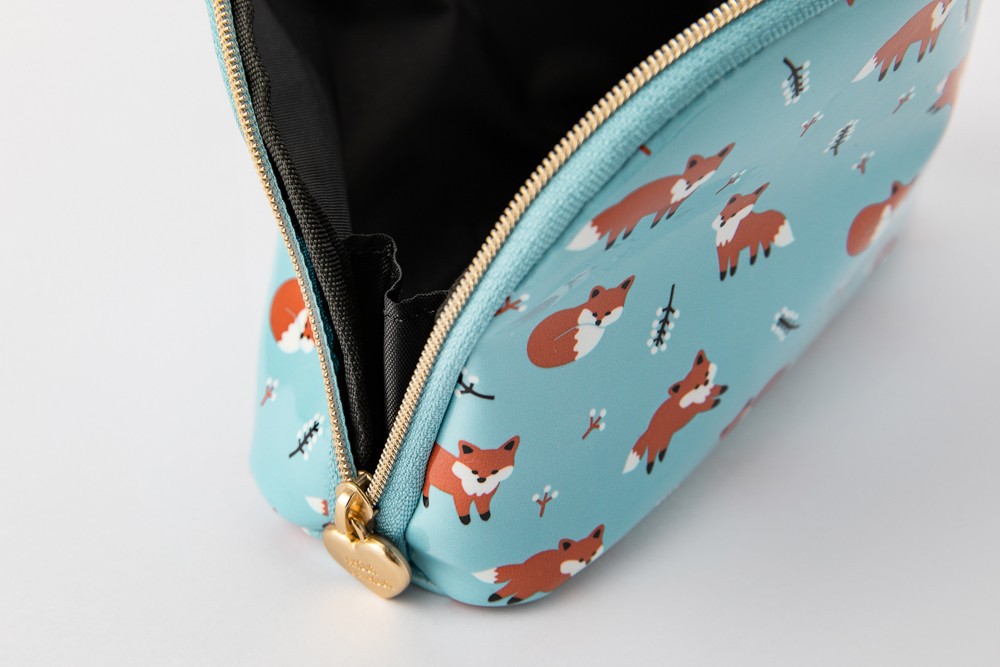 Túi Đựng Đồ ARTBOX Hàn Quốc Hình Bán Nguyệt In Họa Tiết Cáo Dễ Thương