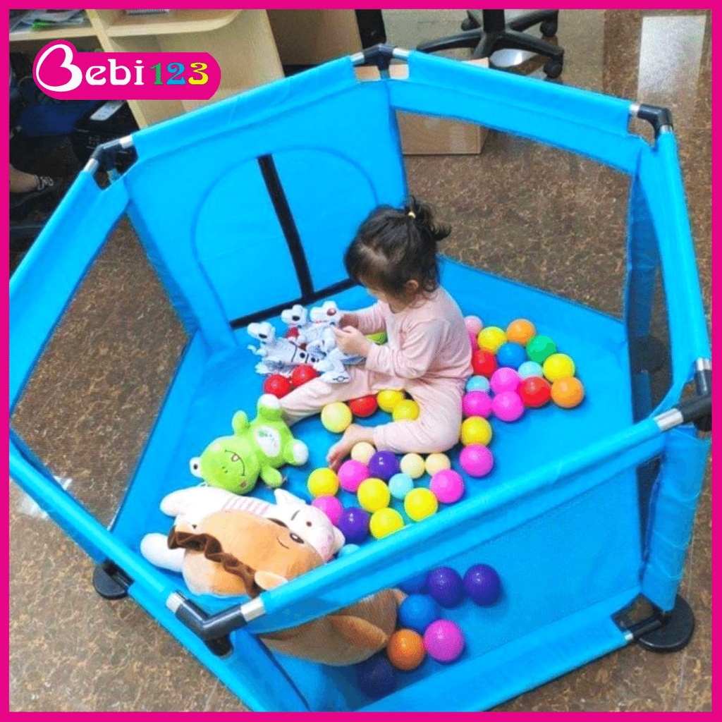(Tặng banh) Nhà banh, quây bóng cho bé, lều chơi bóng khung Inox chăc chắn