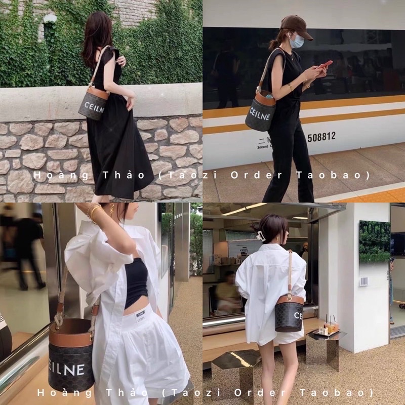 Túi kẹp nách đeo vai thùng nước có túi rút dây bên trong chất bao đẹp ♥️