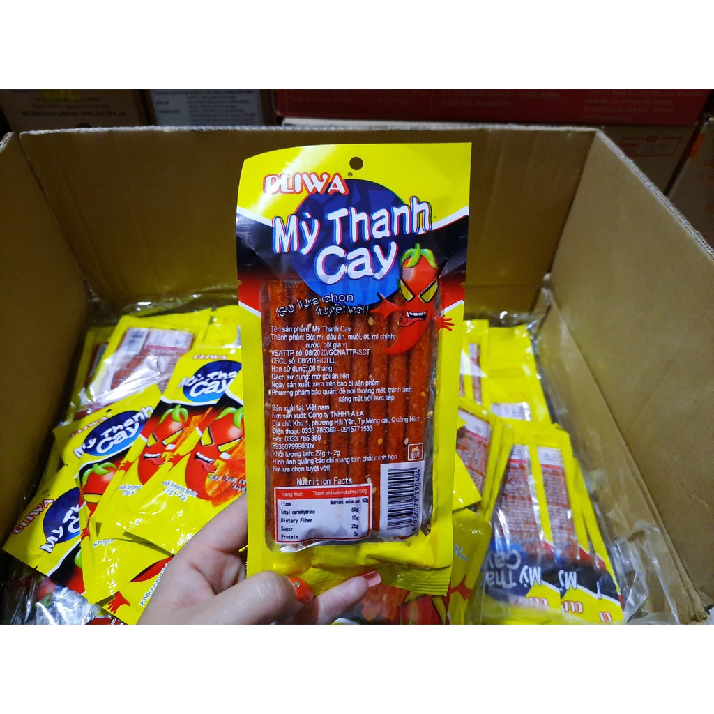 10 gói snack mỳ thanh cay SỈ LẺ ĐỒ ĂN VẶT