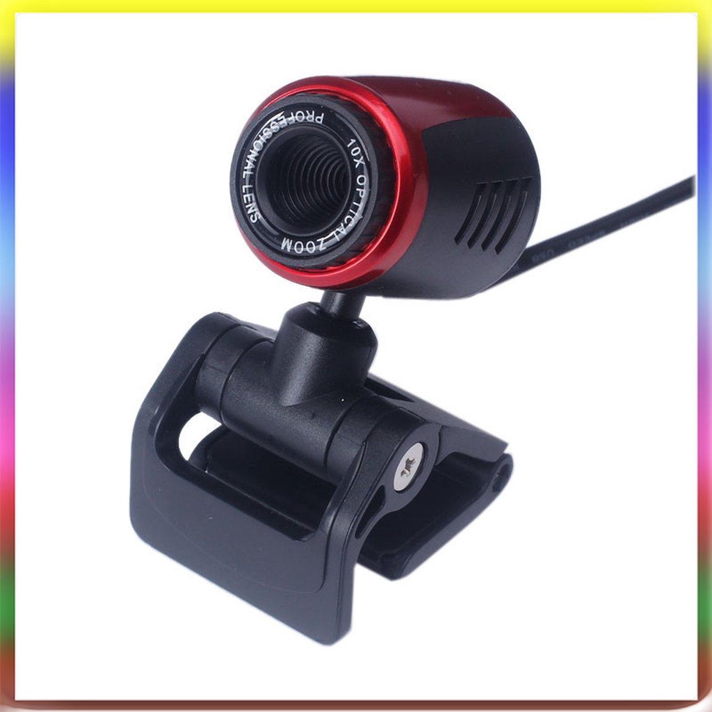 Webcam 6 = USB2.0 Độ Phân Giải Cao Kèm Mic Cho Máy Tính / Laptop