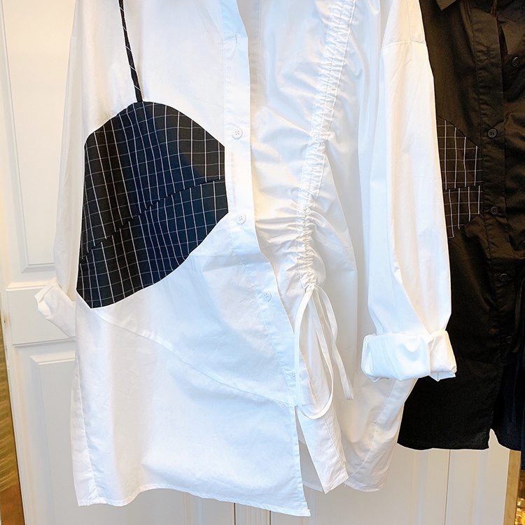 Áo Sơ Mi Tay Dài Dáng Rộng Phong Cách Hàn Quốc Thời Trang Cho Nữ