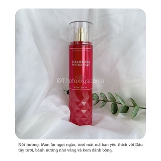 STRAWBERRY POUND CAKE - Xịt thơm toàn thân 236mL [US ONLY]