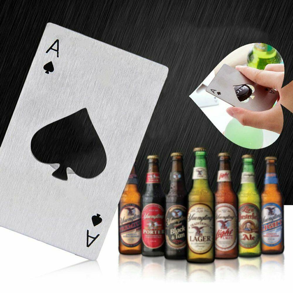 Dụng Cụ Mở Nắp Chai Đa Năng Hình Lá Bài Poker Độc Đáo