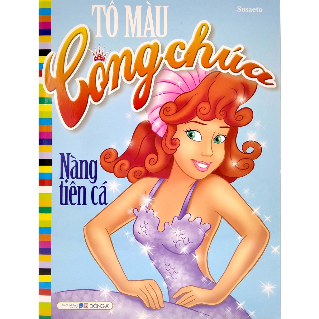 Sách Tô Màu Công Chúa - Nàng Tiên Cá (Tái Bản 2021)