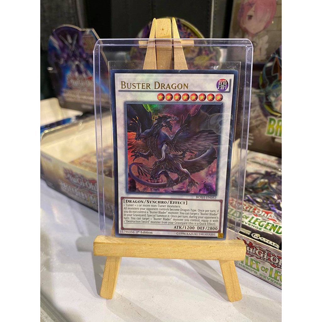 Lá bài thẻ bài Yugioh Buster Dragon – Ultra Rare - Tặng bọc bài nhựa bảo quản