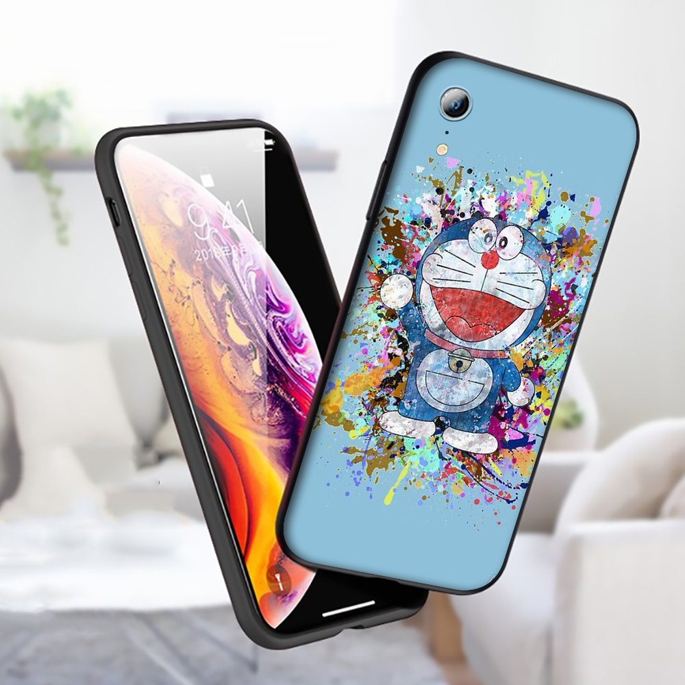 Ốp Lưng Silicone Hình Doraemon Uj53 Cho Apple Iphone 8 7 6 6s 5s 5 Se Plus 2020