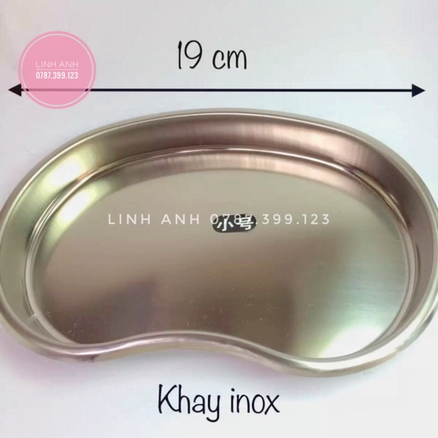 KHAY HẠT ĐẬU, HŨ INOX PHUN XĂM