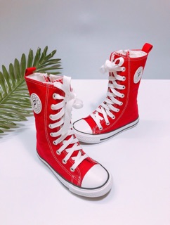 Boot vải cao cổ cho bé gái