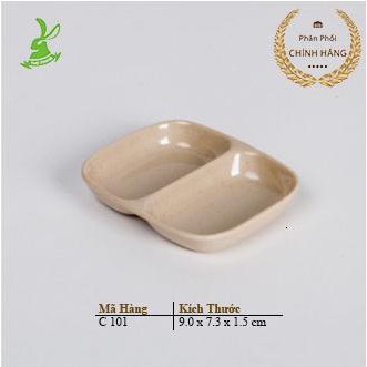 Chén Nước Chấm Các Loại Nhựa Melamine Cao Cấp Màu Nâu Bóng FATACO