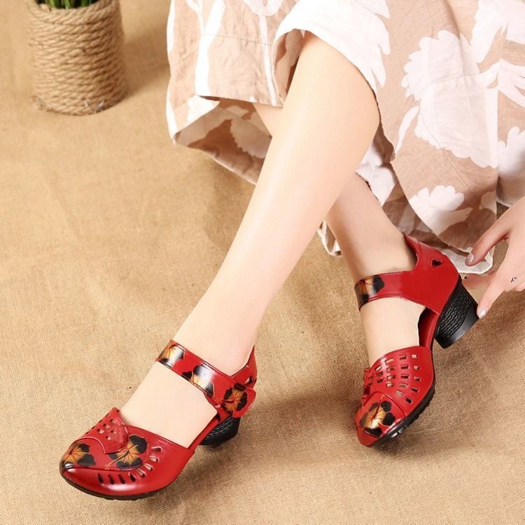 Giày Khiêu Vũ Đế Mềm Phong Cách Dân Tộc 2022 Dành Cho Nữ