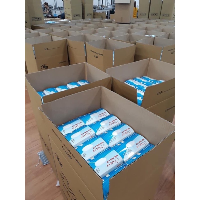 Hộp Khẩu Trang Y Tế 4 Lớp,Hộp 50 Chiếc Hàng CTY XK Có Tem Và Giấy Kiểm Định Của CTY | BigBuy360 - bigbuy360.vn