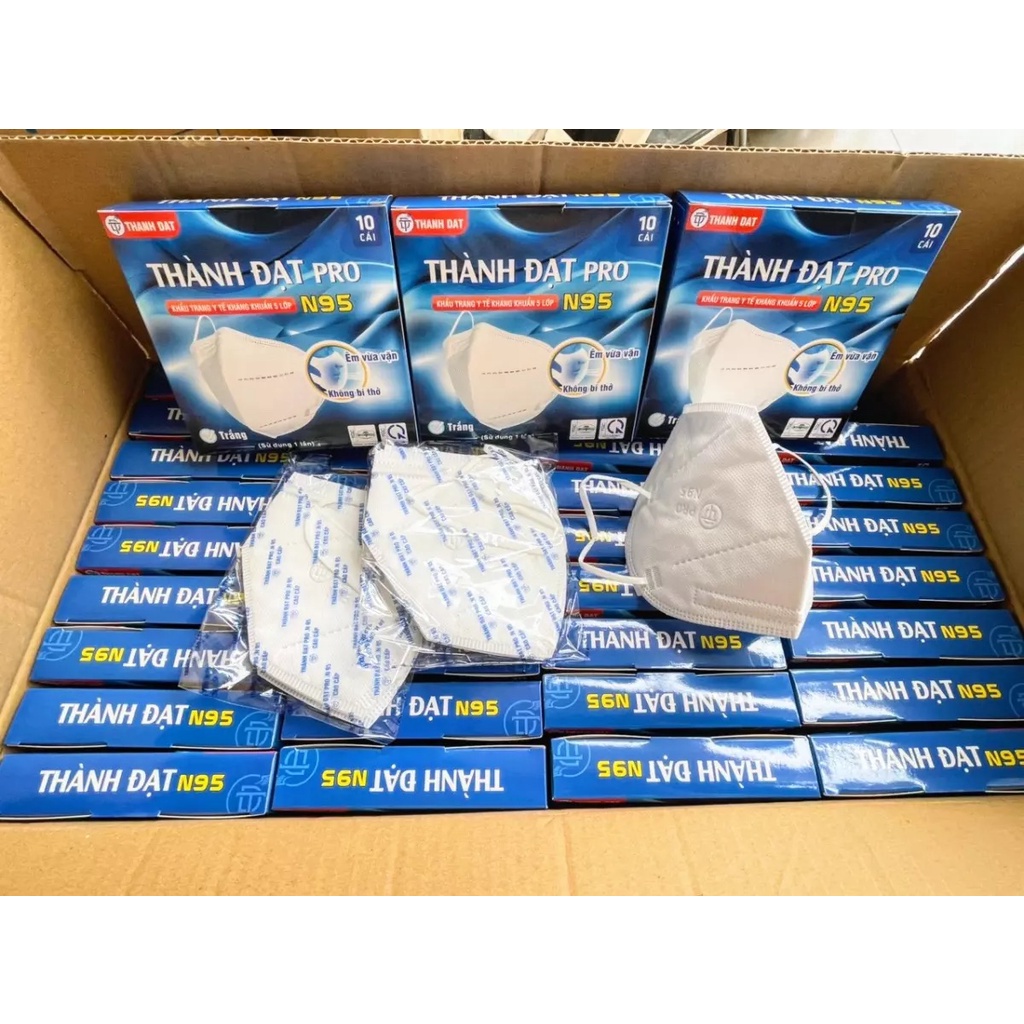 Khẩu Trang Y Tế Kháng Khuẩn 5 lớp N95 Thành Đạt PRO | BigBuy360 - bigbuy360.vn