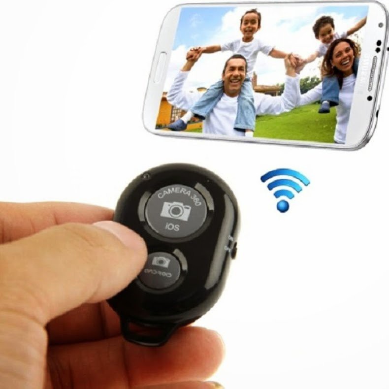 KM -  điều khiển(Remote) chụp ảnh cho điện thoại Bluetooth Shutter