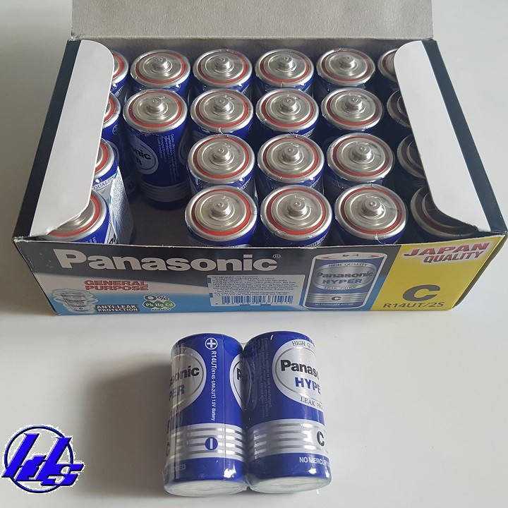 Pin trung C Panasonic Hyper R14UT/2S - Hộp 24 viên