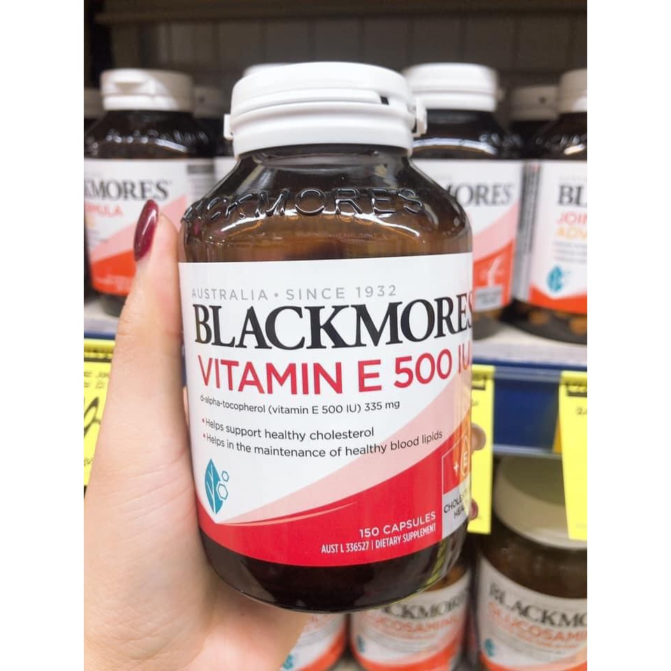 Vitamin E Blackmores Natural Vitamin E 500IU 150 viên