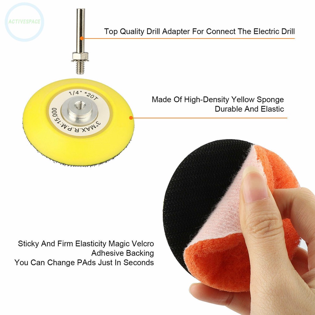 Bộ 21 Dụng Cụ Đánh Bóng Đèn Pha Xe Hơi