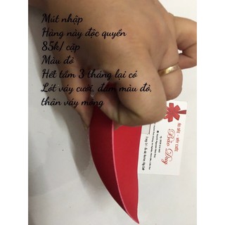 mút độn ngực đỏ, mút độn váy cưới