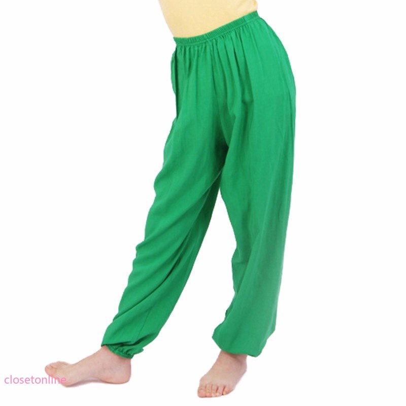 CL❀❀ Unisex Girls Boys Kids Harem Pants Dance Costume Sports Long