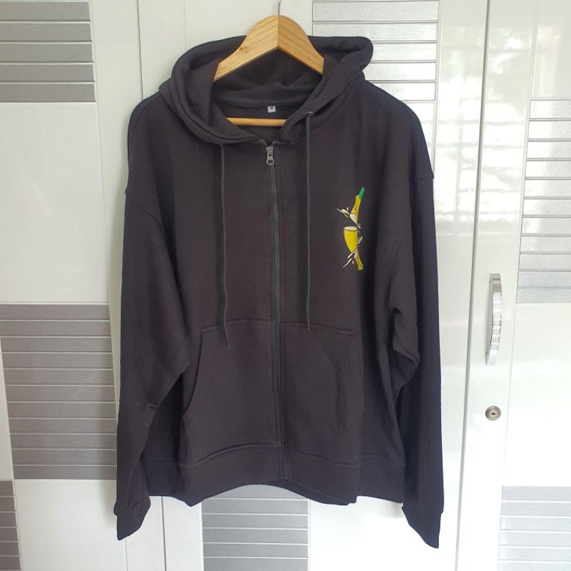 Áo khoác nỉ hoodie BANANA form rộng unisex (Ảnh thật)