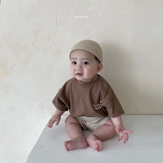 [LabeRy_nội địa Hàn_ made in Korea] Áo thun trơn chữ Bonito