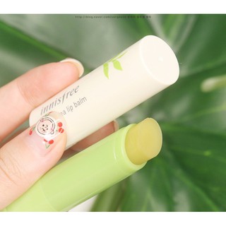 Son Dưỡng Môi Trà Xanh Với 99.9% Thành Phần Chiết Xuất Từ Thiên Nhiên Innisfree Green Tea Lip Balm 3.6g