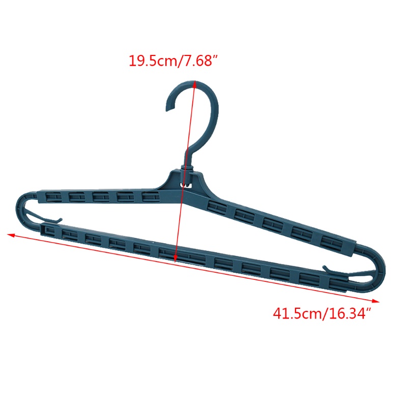Set 5 Móc Treo Quần Áo Đa Năng Chống Trượt Tiết Kiệm Không Gian