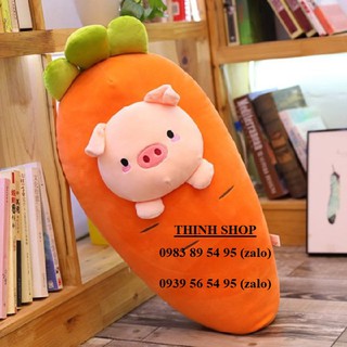 gối ôm cà rốt - gối ôm carot cho bé