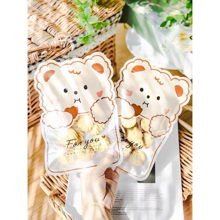 Túi zipper cookie/nougat 3D
