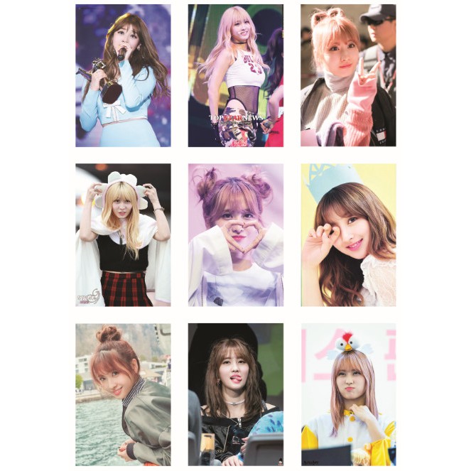 Lomo card ảnh thành viên TWICE - MOMO full 63 ảnh