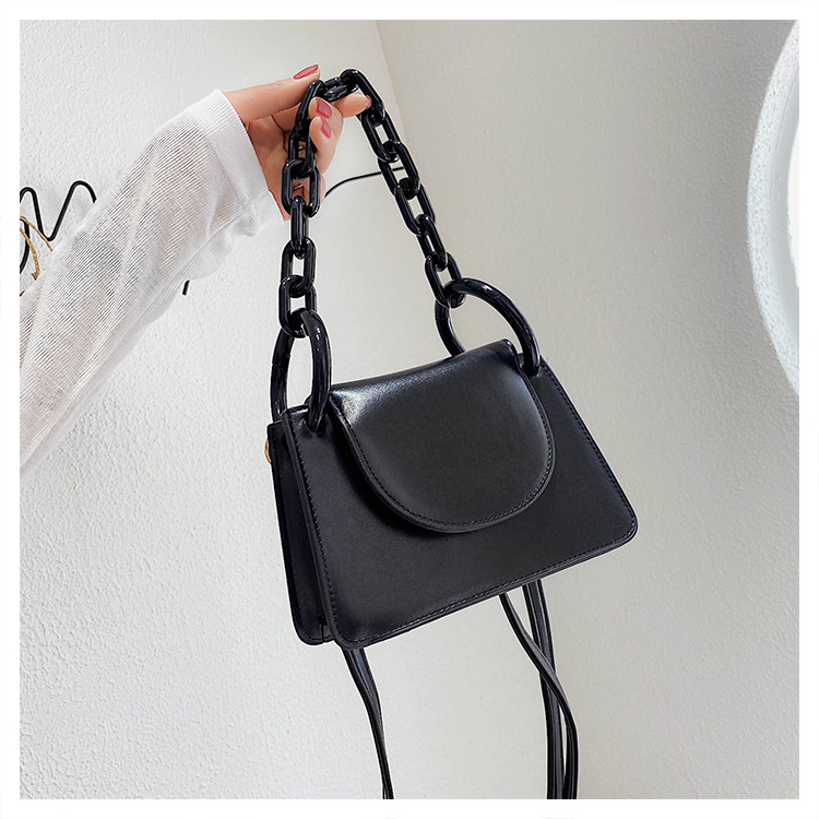 Túi đeo vai IELGY màu trơn thời trang dễ phối cho nữ