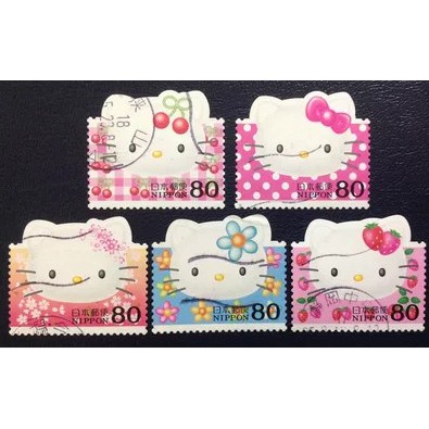 Tem sưu tập Tem dị hình Chết thực gửi Nhật Bản Hello Kitty