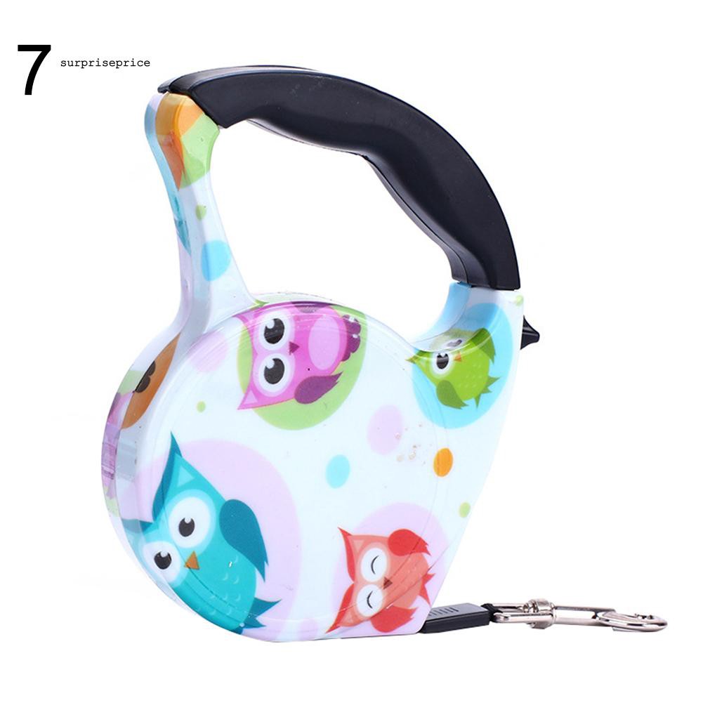 Phụ kiện dây dài 5m dùng để dắt cún và mèo đi dạo với nhiều họa tiết và màu sắc dễ thương