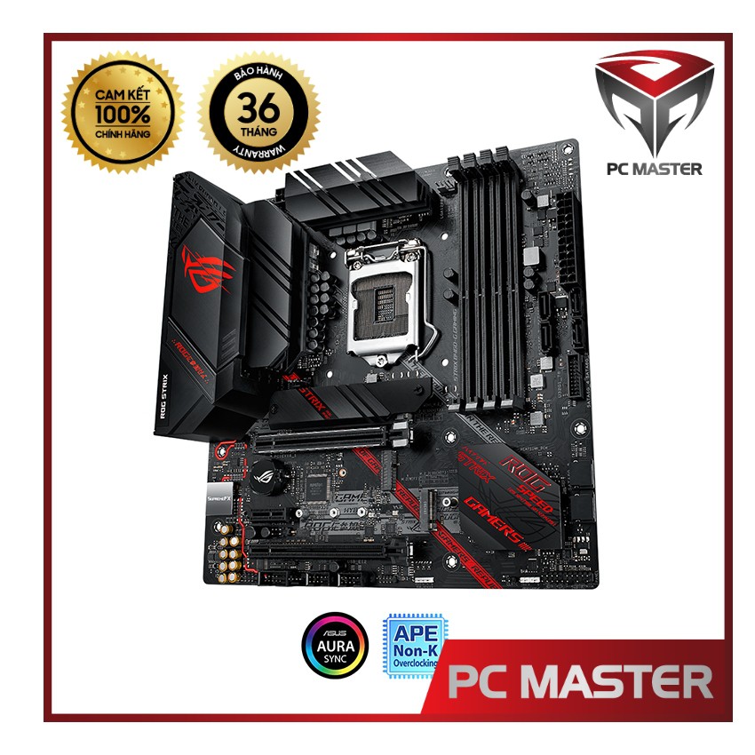 Mainboard ASUS ROG STRIX B460-G GAMING (Intel B460, LGA 1200, M-ATX, 4 Khe Cắm Ram DDR4) | BigBuy360 - bigbuy360.vn