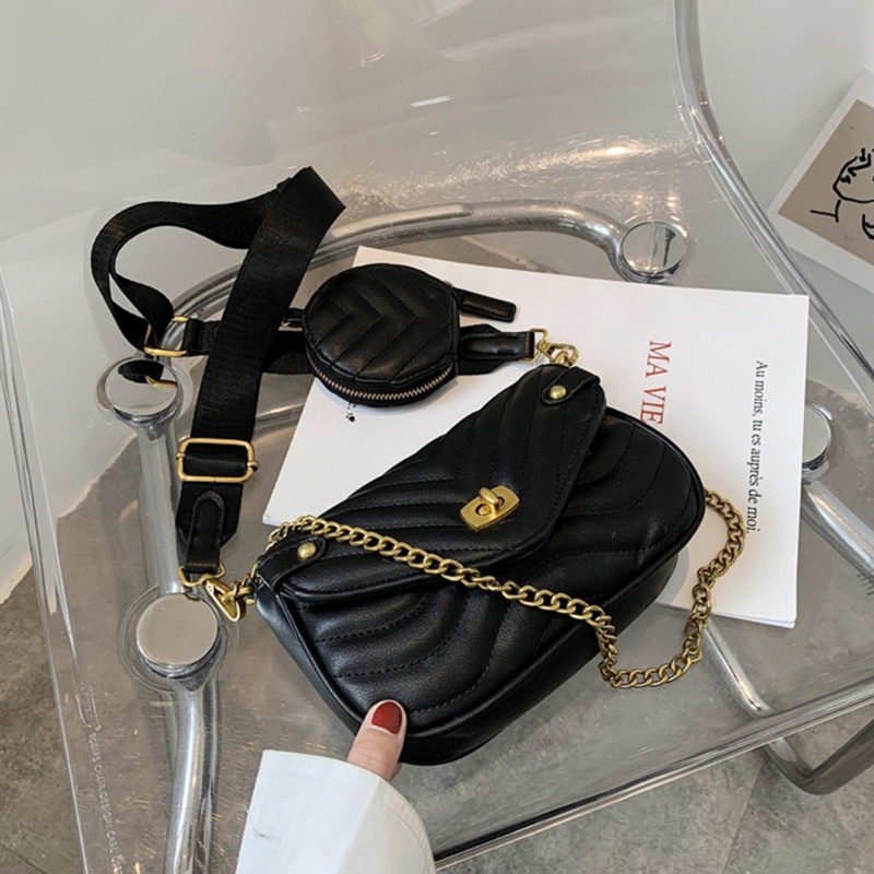 Túi Đeo Chéo Giả Da Thời Trang Hàn Cho Nữ