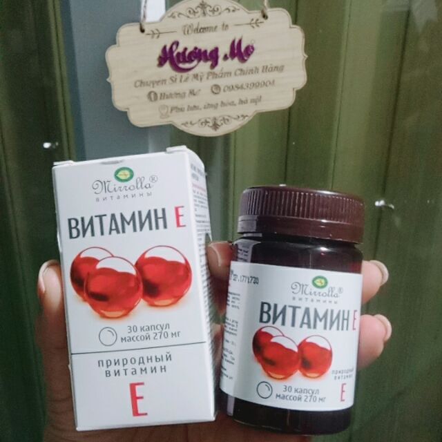 Vitamin E đỏ nga mẫu mới