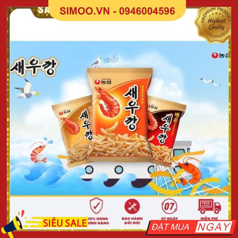 💥 ⚡ SẢN PHẨM CHÍNH HÃNG   Snack bim bim Nongshim (tôm) 90gr