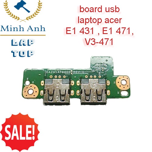 Board phụ cổng usb laptop acer E1-431 E1-471 V3-471