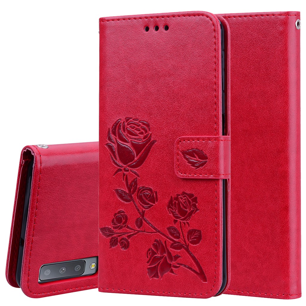 Case For Samsung A7 A9 2018 Rose mobile phone case