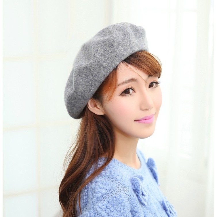 MŨ Nồi Beret Hàn Quốc_nón chụp hình xinh