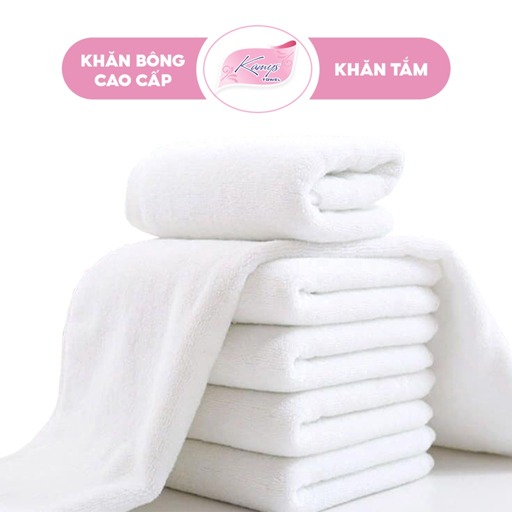 Khăn Tắm Khách Sạn Kamys Towel 70x140cm Sợi Bông Cotton Dày, Mềm Mai, Thấm Hút Tốt