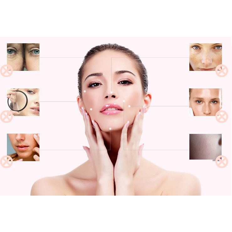 Máy xông hơi mặt hoa quả Mooer, máy phun sương nano tạo ẩm