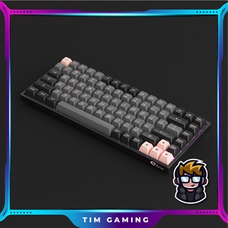 Bàn phím cơ AKKO 3084B Plus Black Pink (Bluetooth 5.0 / Wireless 2.4Ghz / Hotswap / Foam tiêu âm / AKKO CS Jelly sw)