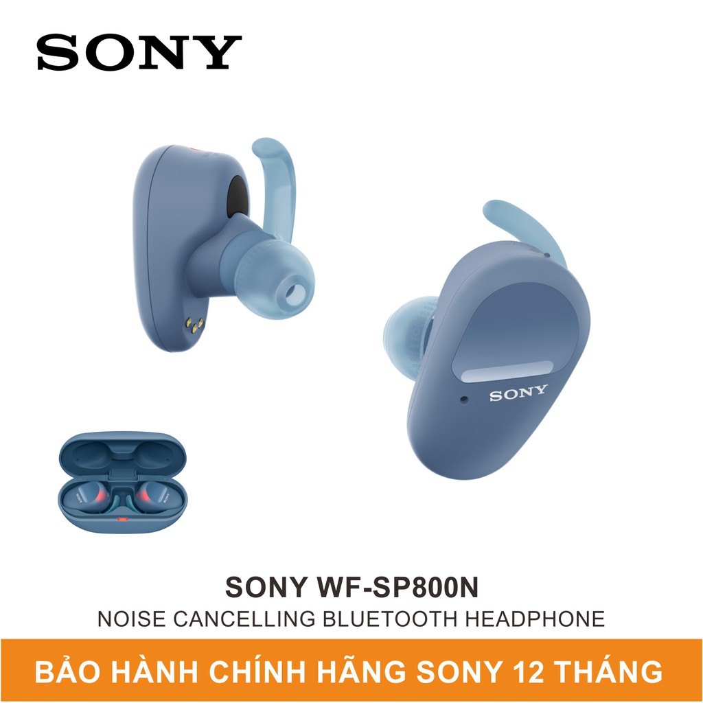 Tai Nghe Thể Thao Chống Ồn True Wireless Sony WF-SP800N - Bảo Hành Chính Hãng 12 Tháng