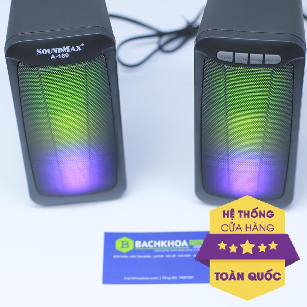Loa Máy Vi Tính Soundmax A180 Loa Laptop Nghe Nhạc Loa Âm Thanh Để Bàn Có Dây và Bluetooth