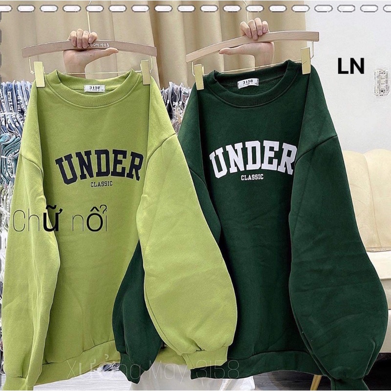 Áo nỉ bo cotton UNDER LN12