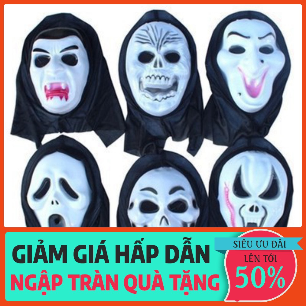 HOT- HALLOWEEN- MẶT NẠ HÓA TRANG THẦN CHẾT CREAM haloween